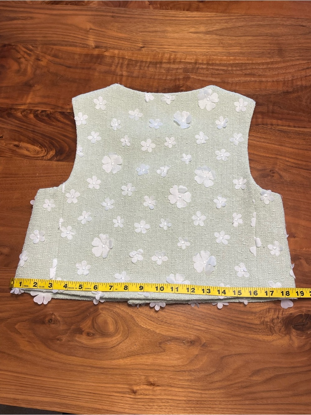 ASTR The Label Janell Floral Appliqué Skort and Vest Set - Picture 14 of 16